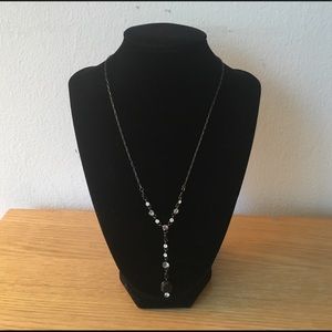 Authentic Givenchy Y Crystal Necklace